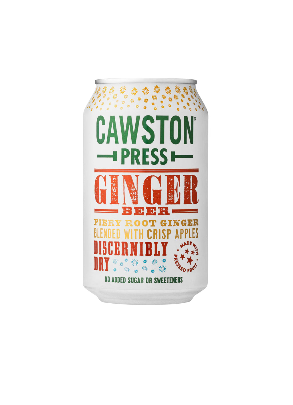 24 x Cawston Press Sparkling Ginger Beer - 330ml