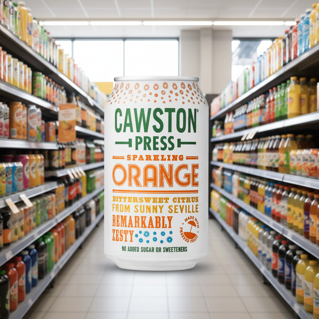 Cawston Press Sparkling Seville Orange - 330ml