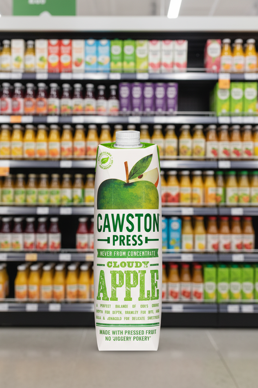Cawston Press Pressed Cloudy Apple - 1ltr