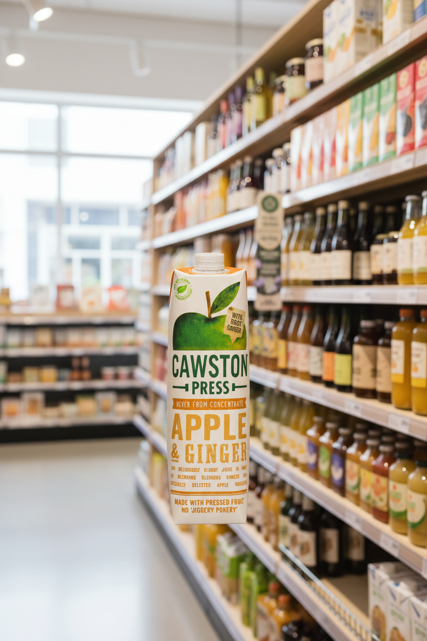 Cawston Press Pressed Apple & Ginger - 1ltr
