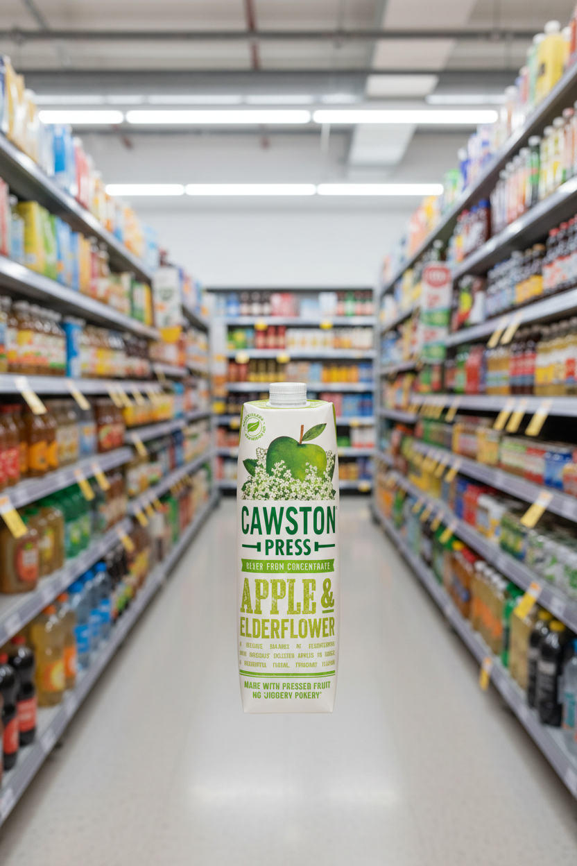 Cawston Press Pressed Apple & Elderflower - 1ltr