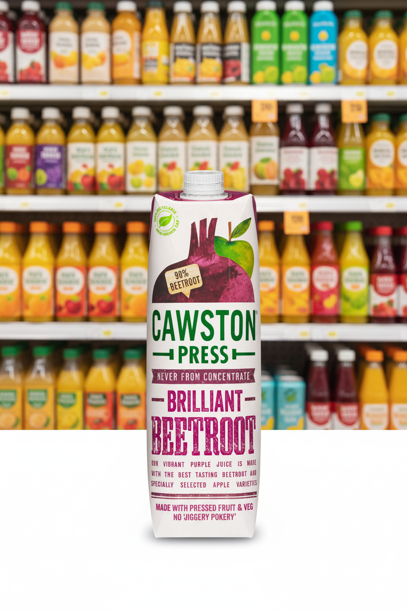 Cawston Press Pressed Brilliant Beetroot - 1ltr
