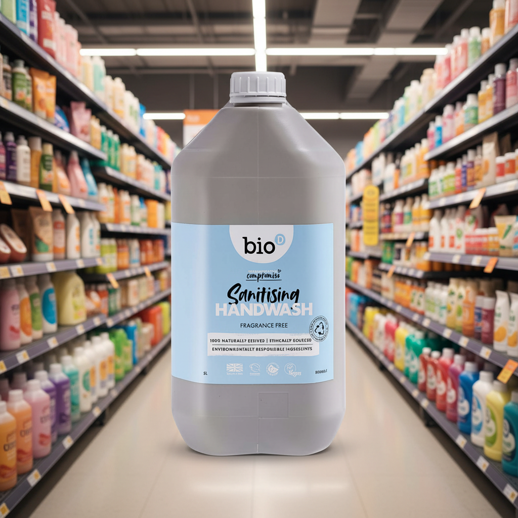 Bio-D Fragrance Free Cleansing Hand Wash - 5Ltr