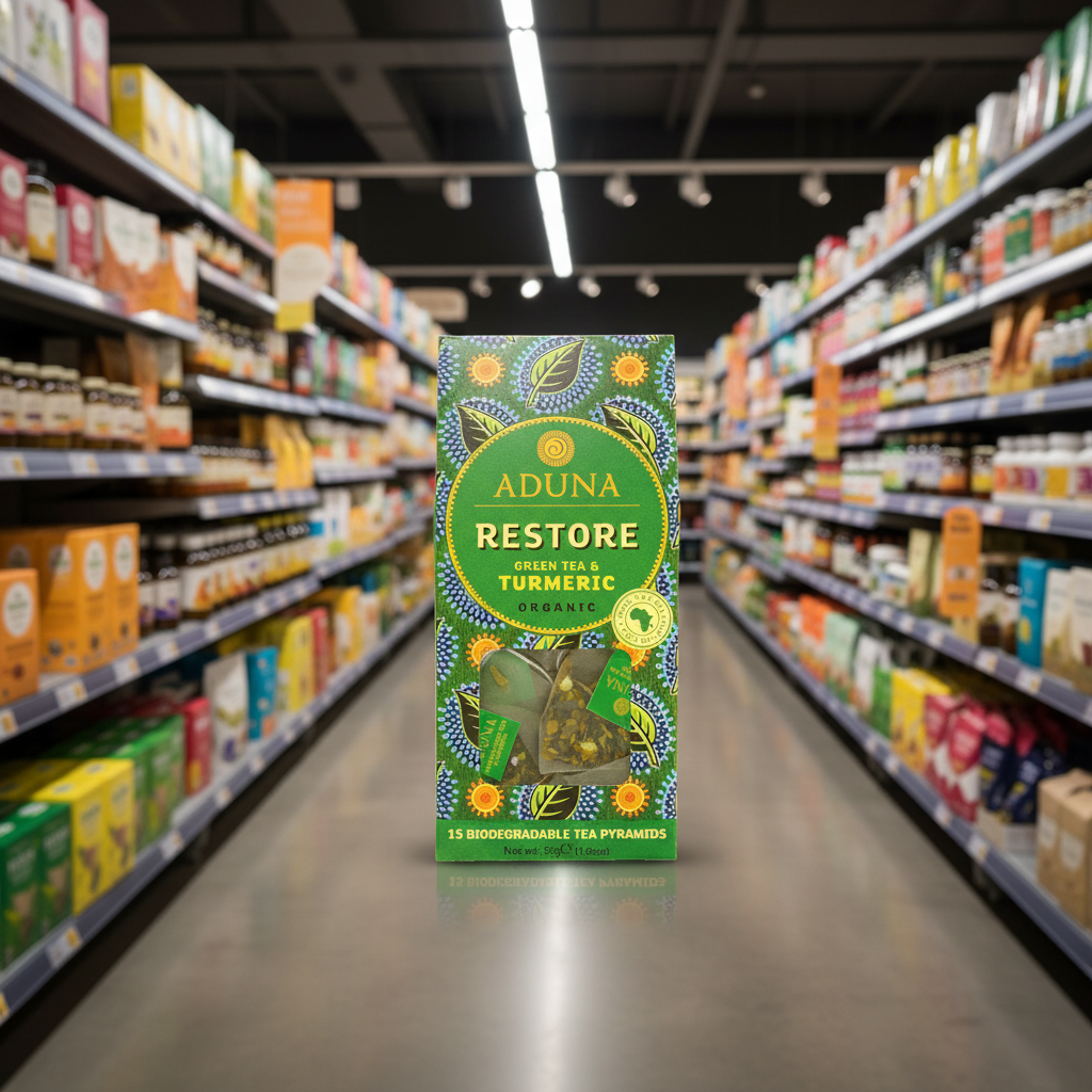 Aduna Restore Green Tea & Turmeric - 37g
