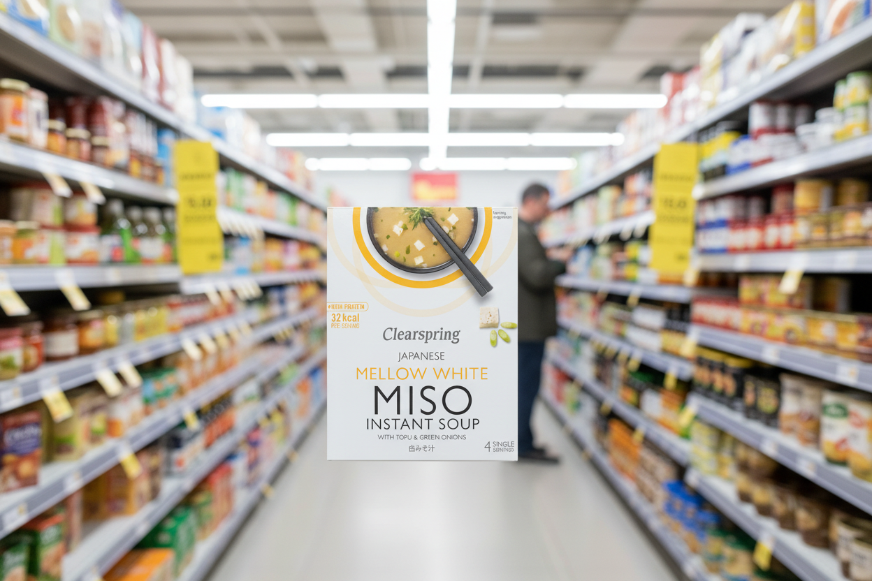 Clearspring Miso Soup - White w Tofu - 4x10g