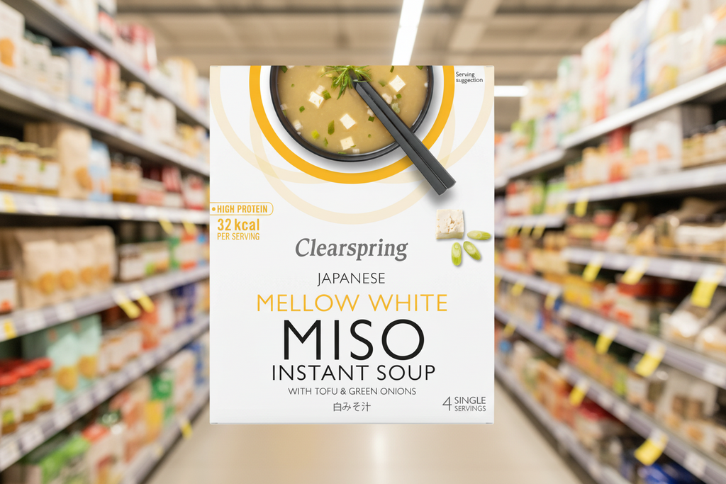 Clearspring Miso Soup - White w Tofu - 4x10g