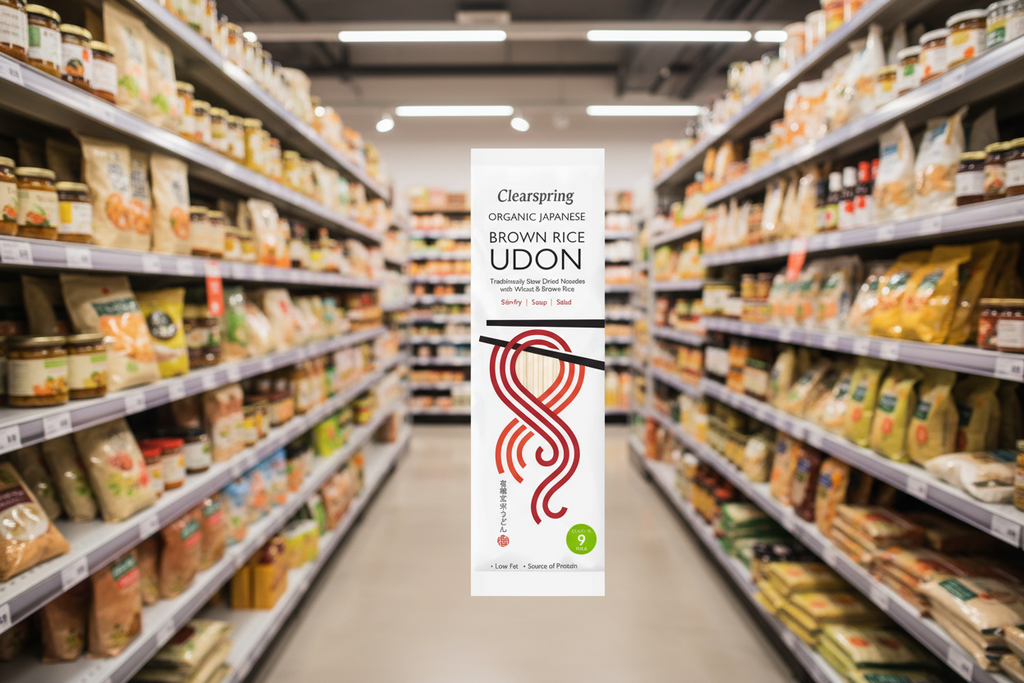 Clearspring Brown Rice Udon Noodles - Organic  - 200g