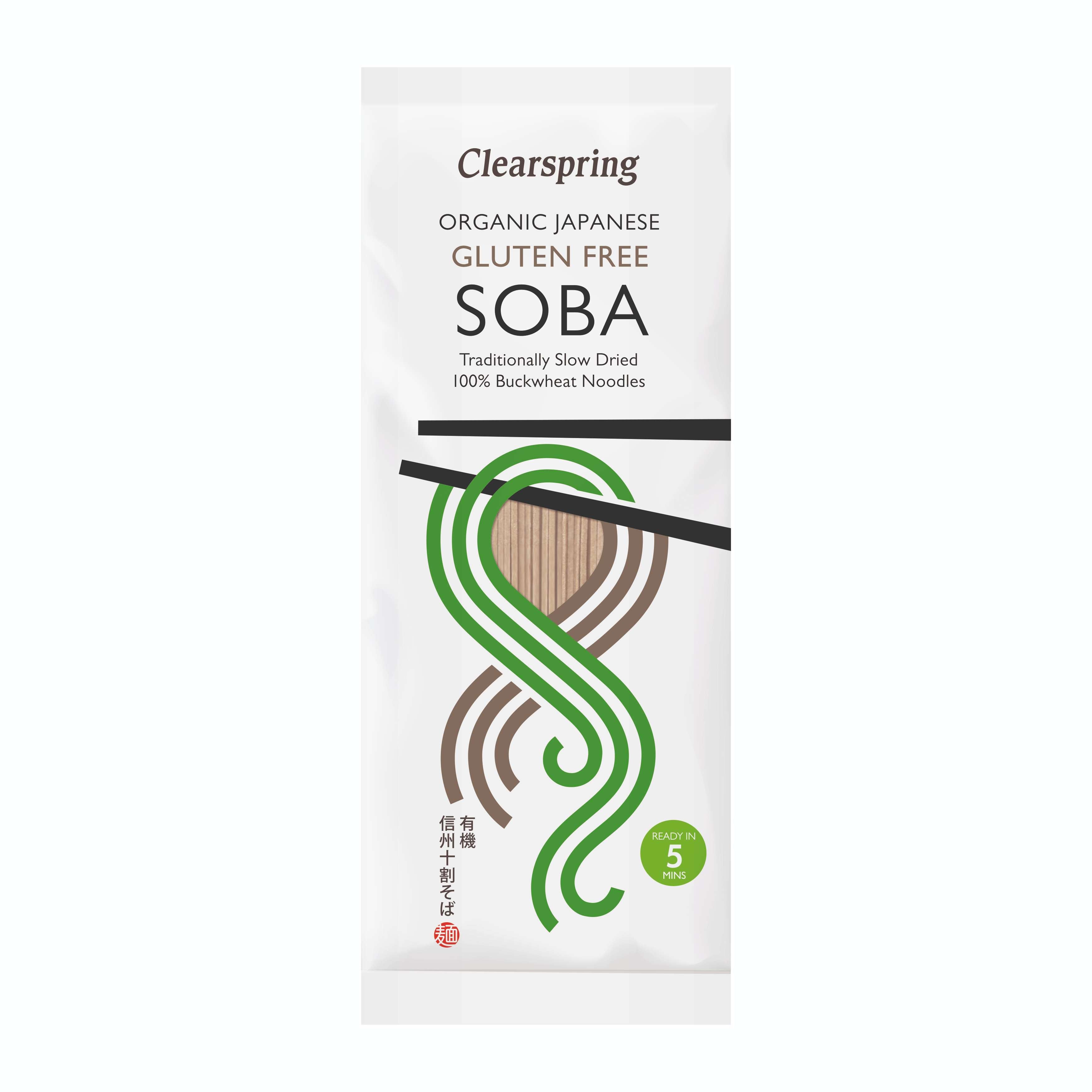 Clearspring Soba - 100% Buckwheat Organic - 200g