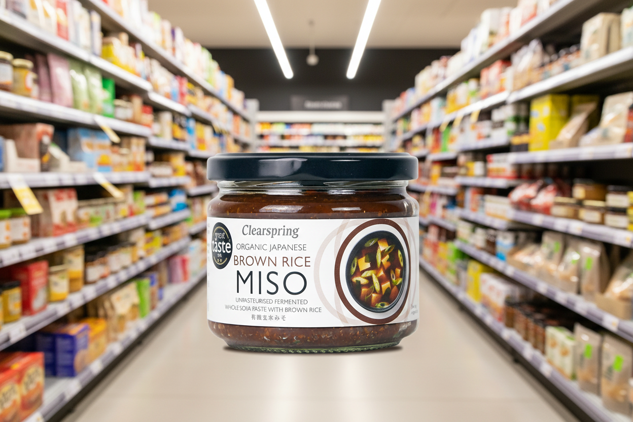 Clearspring Miso Brown Rice - jar (unpast) Organic - 300g
