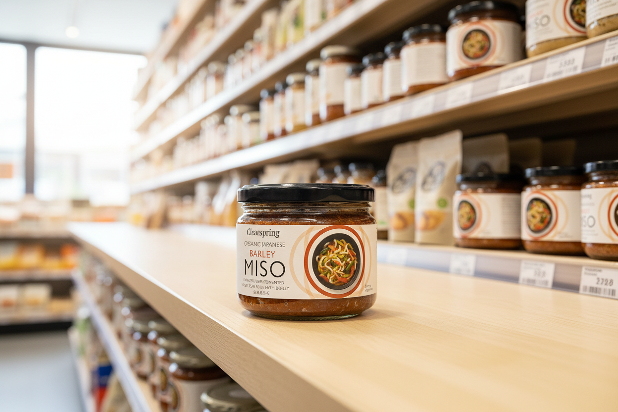 Clearspring Miso - Barley - jar (unpast.) Organic - 300g