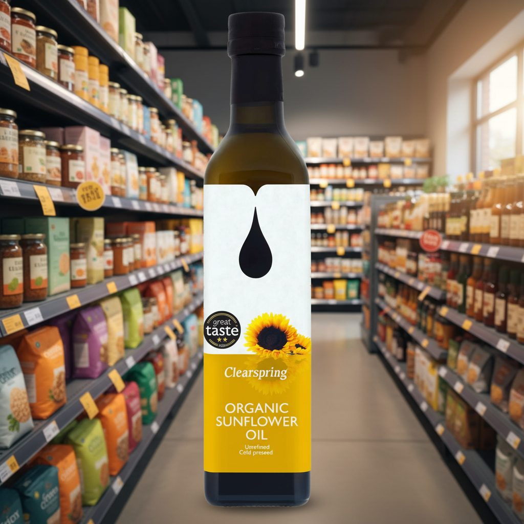 Clearspring Oil - Sunflower Organic - 500ml