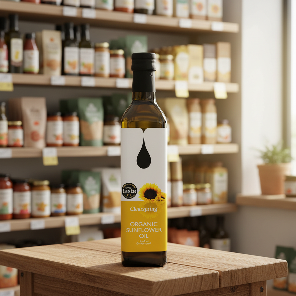 Clearspring Oil - Sunflower Organic - 500ml