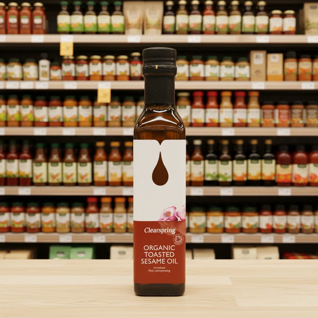 Clearspring Oil - Toasted Sesame Organic - 250ml
