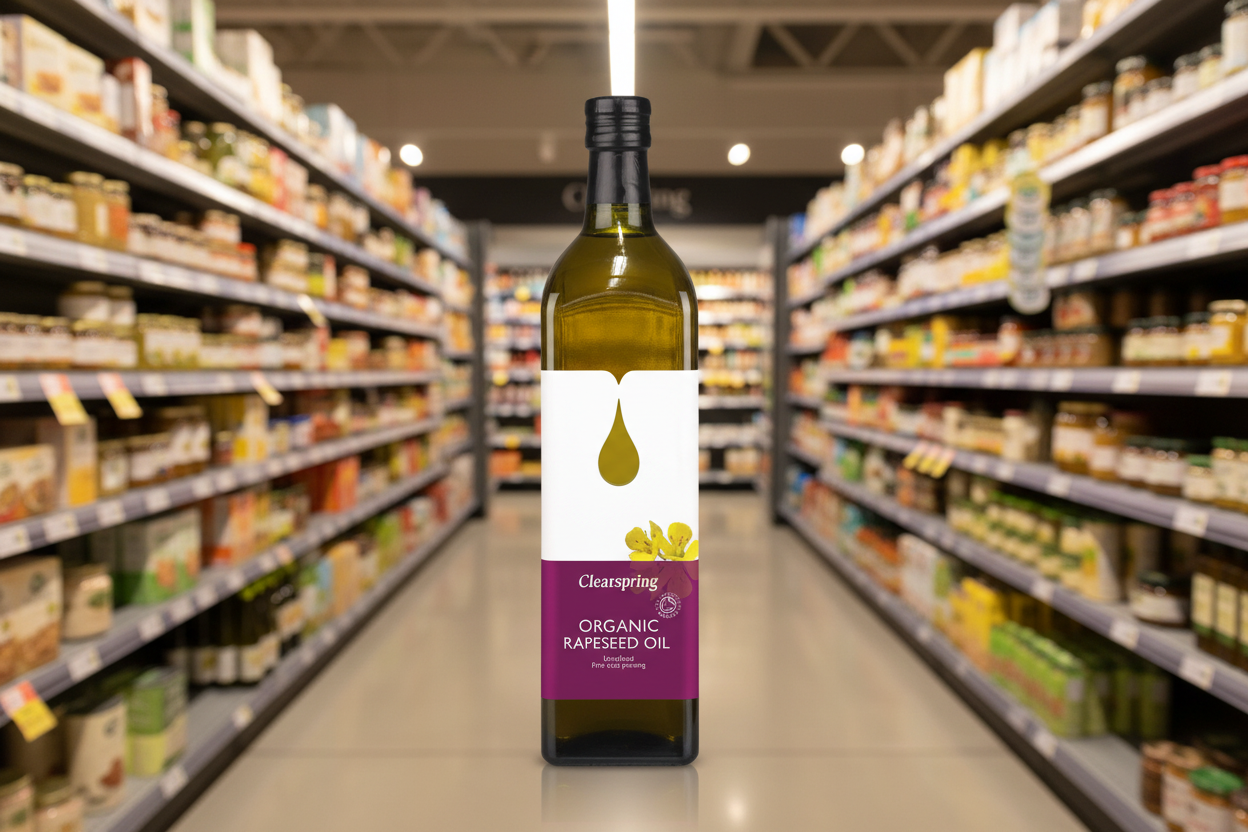 Clearspring Oil - Rapeseed Organic - 1ltr