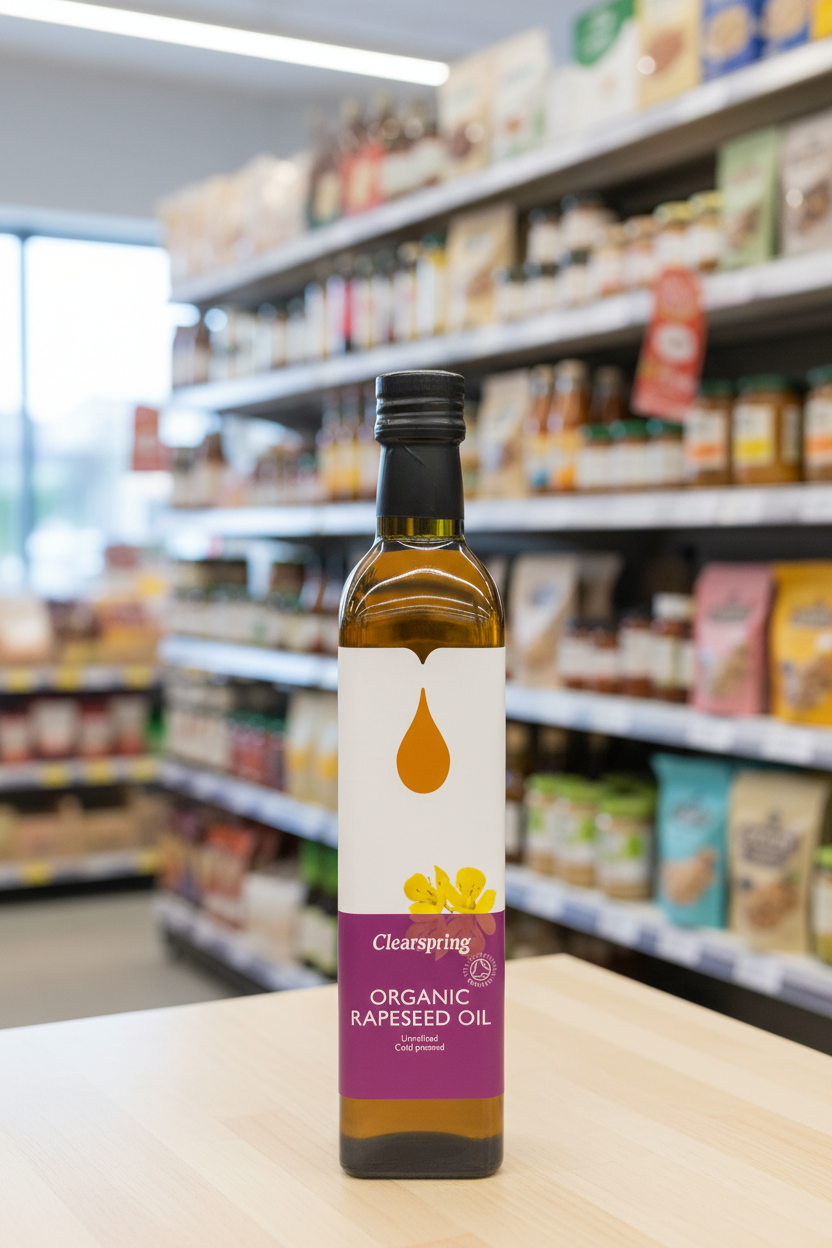 Clearspring Oil - Rapeseed Organic - 500ml