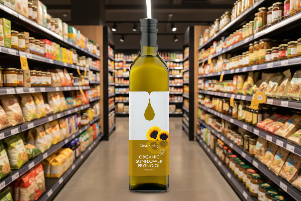 Clearspring Oil - Sunflower Frying Organic - 1ltr