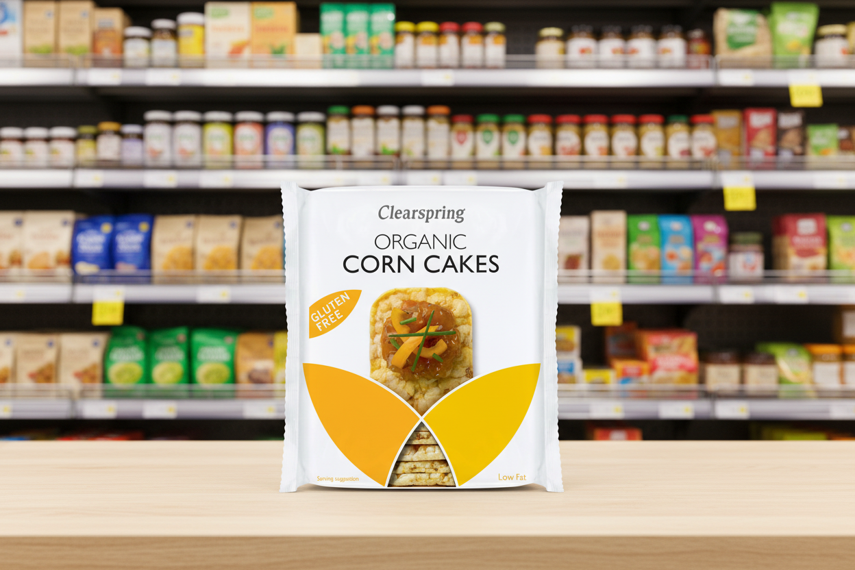 Clearspring Organic Corn Cakes - 130g