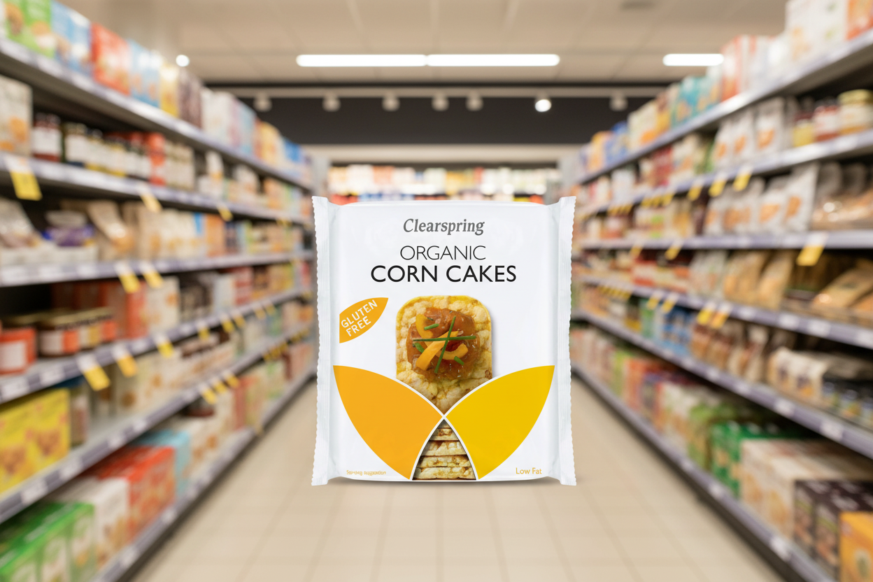 Clearspring Organic Corn Cakes - 130g