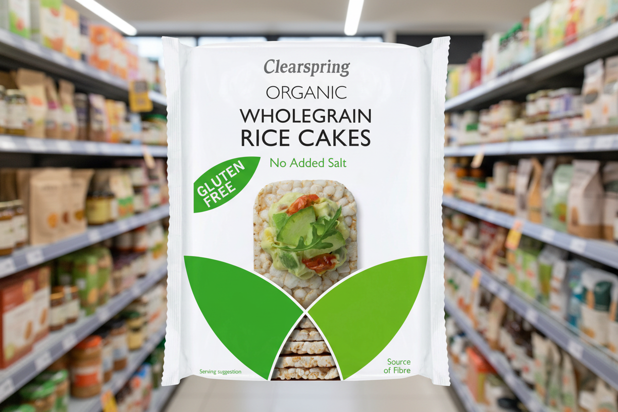 Clearspring Org Wholegrain Rice Cakes no add salt - 130g