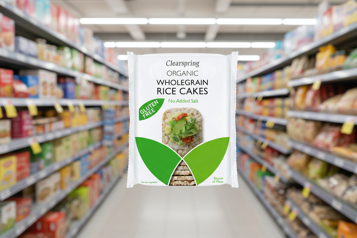 Clearspring Org Wholegrain Rice Cakes no add salt - 130g