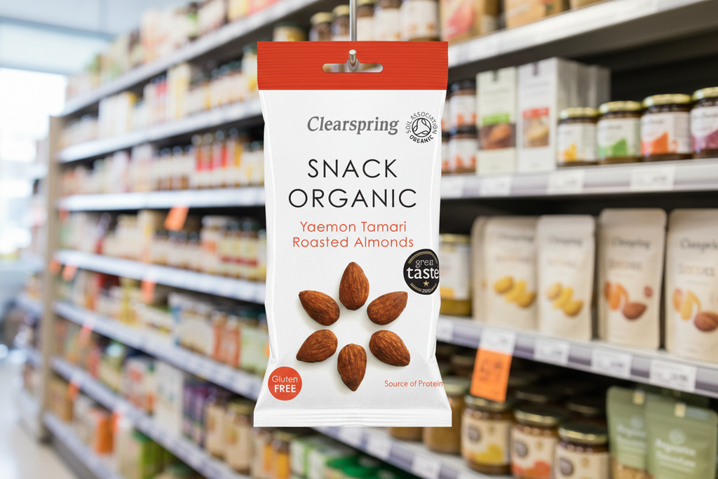 Clearspring Snack Org Yaemon Tamari Roasted Almonds - 30g