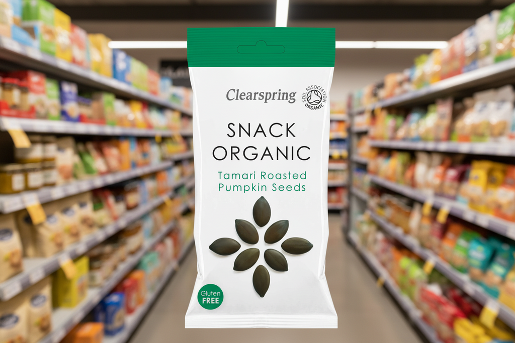 Clearspring Snack Yaemon Tamari Roast Pumpkin Seeds - 30g
