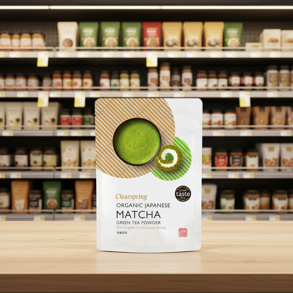 Clearspring Org Jap Matcha G/Tea Powder Prem Grade - 100g