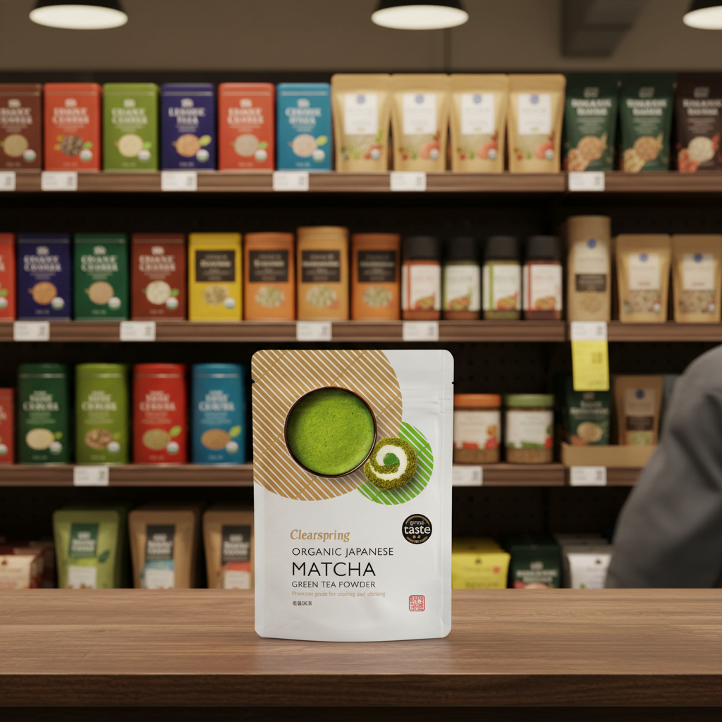 Clearspring Org Jap Matcha G/Tea Powder Prem Grade - 100g