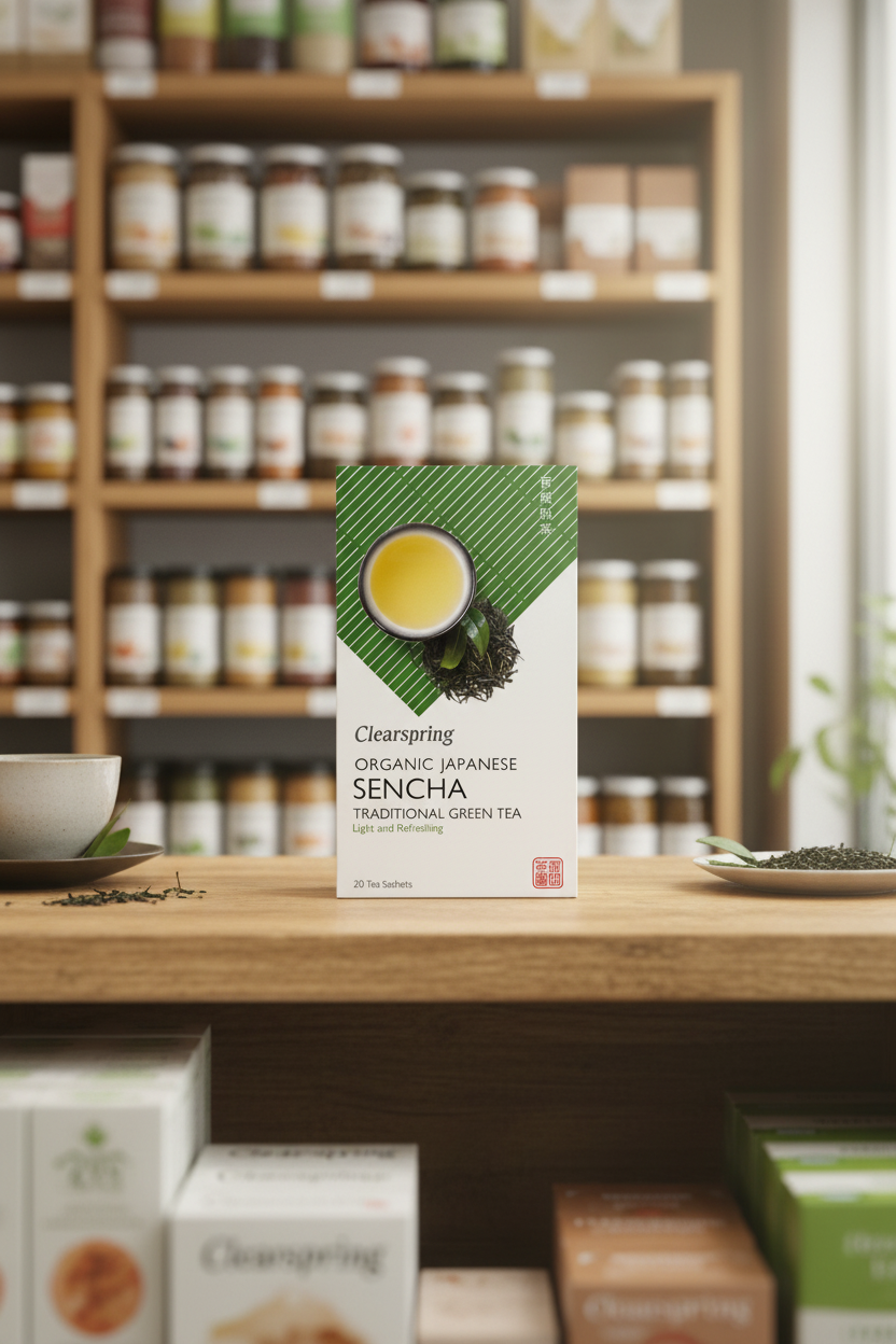 Clearspring Organic Japanese Sencha - TB box - 20x36g
