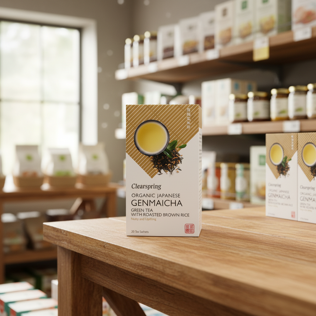 Clearspring Organic Japanese Genmaicha TB Box - 20x36g