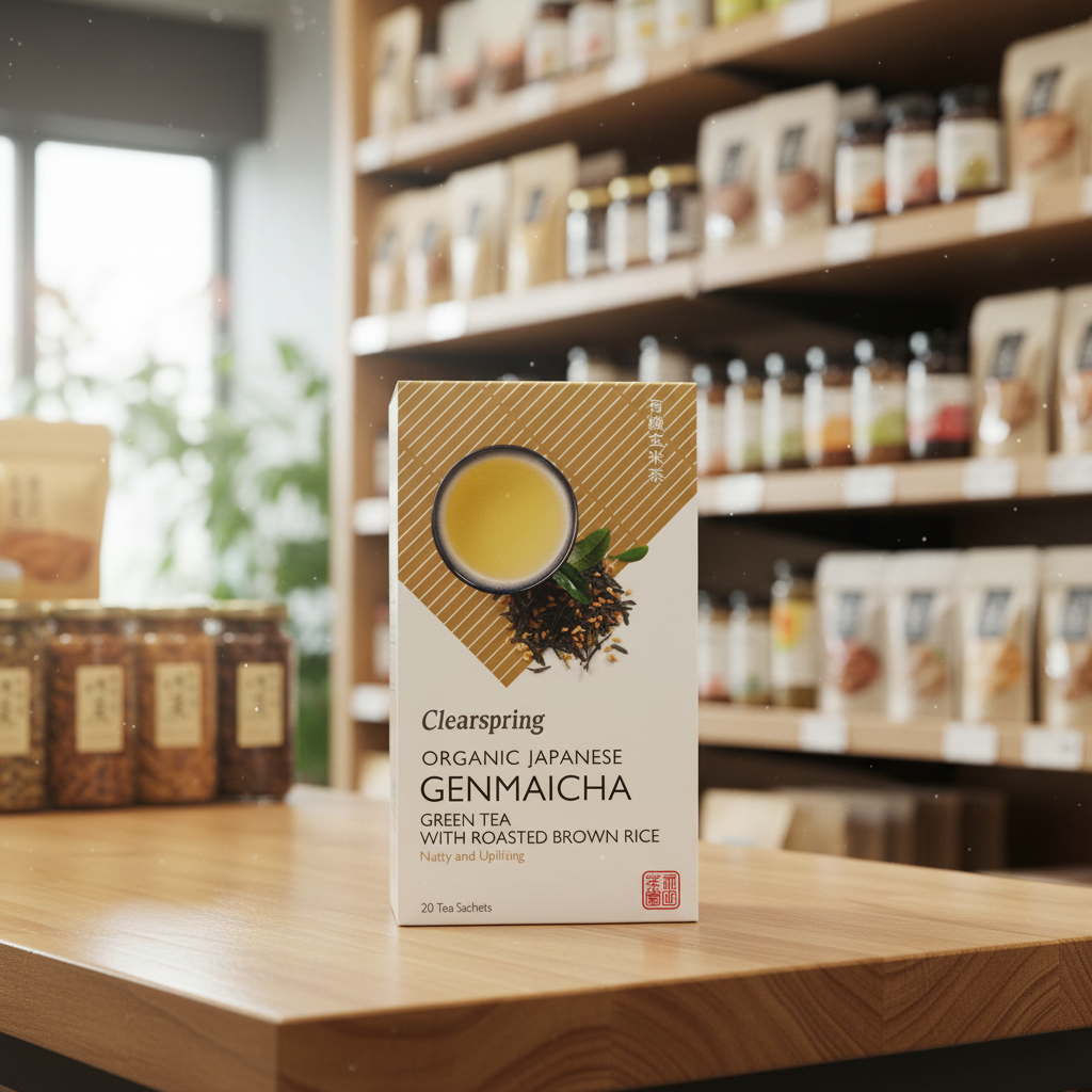 Clearspring Organic Japanese Genmaicha TB Box - 20x36g