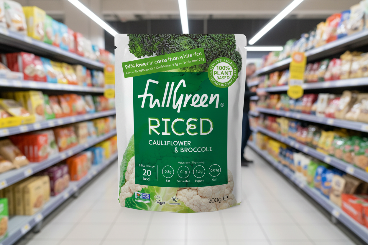 6 x Fullgreen Riced Cauliflower & Broccoli - 200g