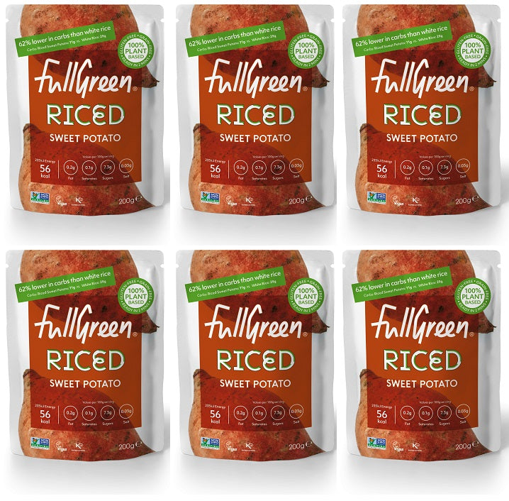 6 x Fullgreen Riced Sweet Potato - 200g