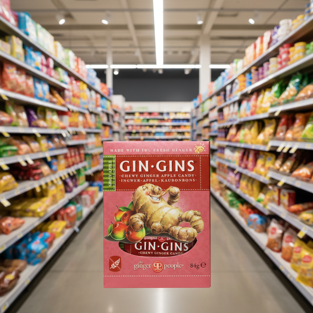 The Ginger People Gin Gins Spiced Apple - 84g