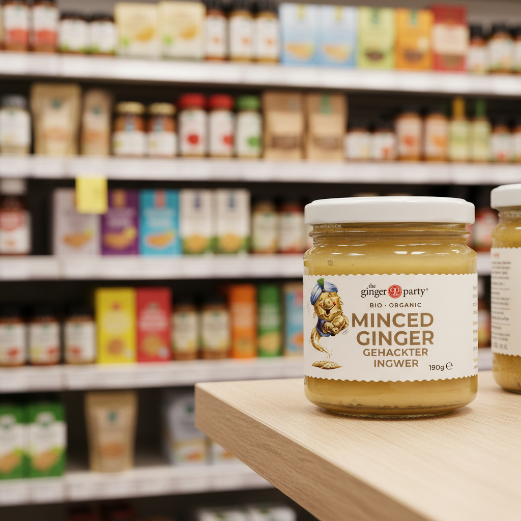 The Ginger People Organic Minced Ginger  - 190g