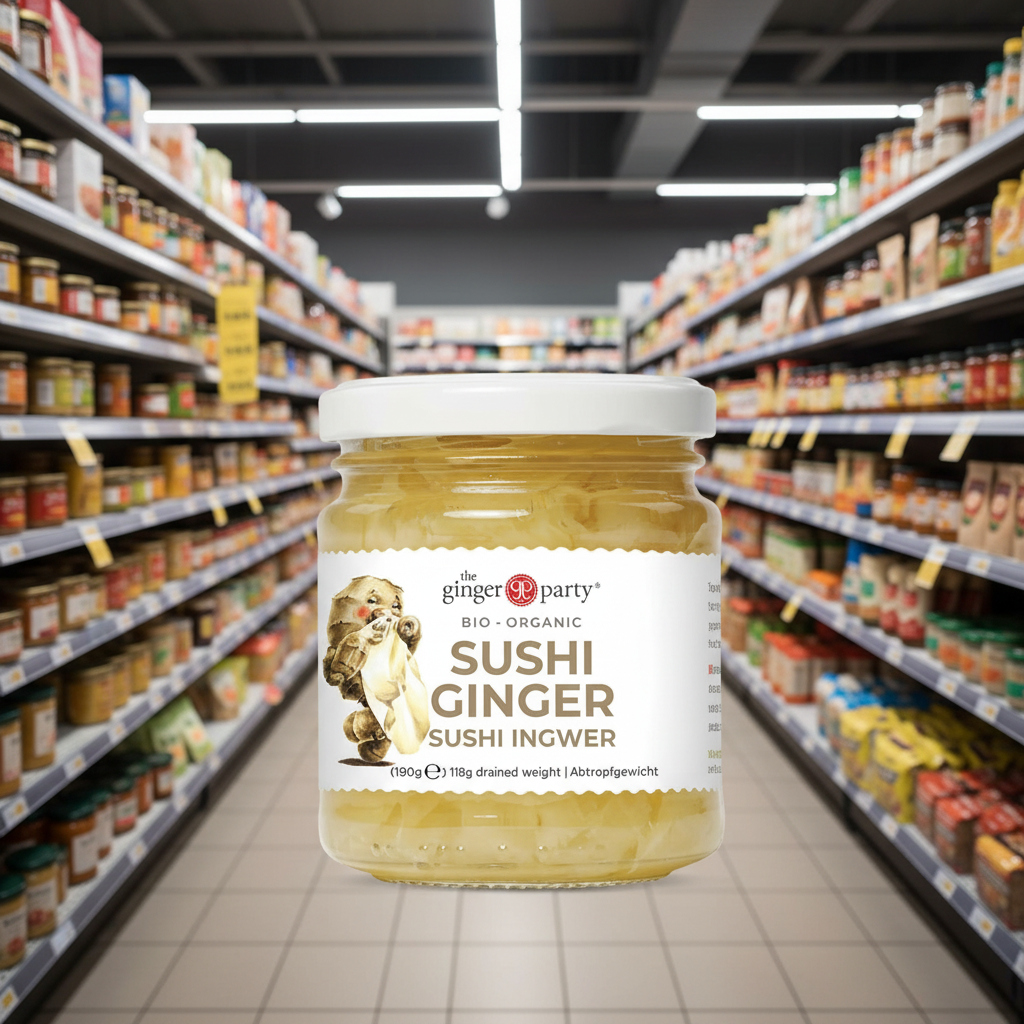 The Ginger People Organic Pickled Sushi Ginger - 190g