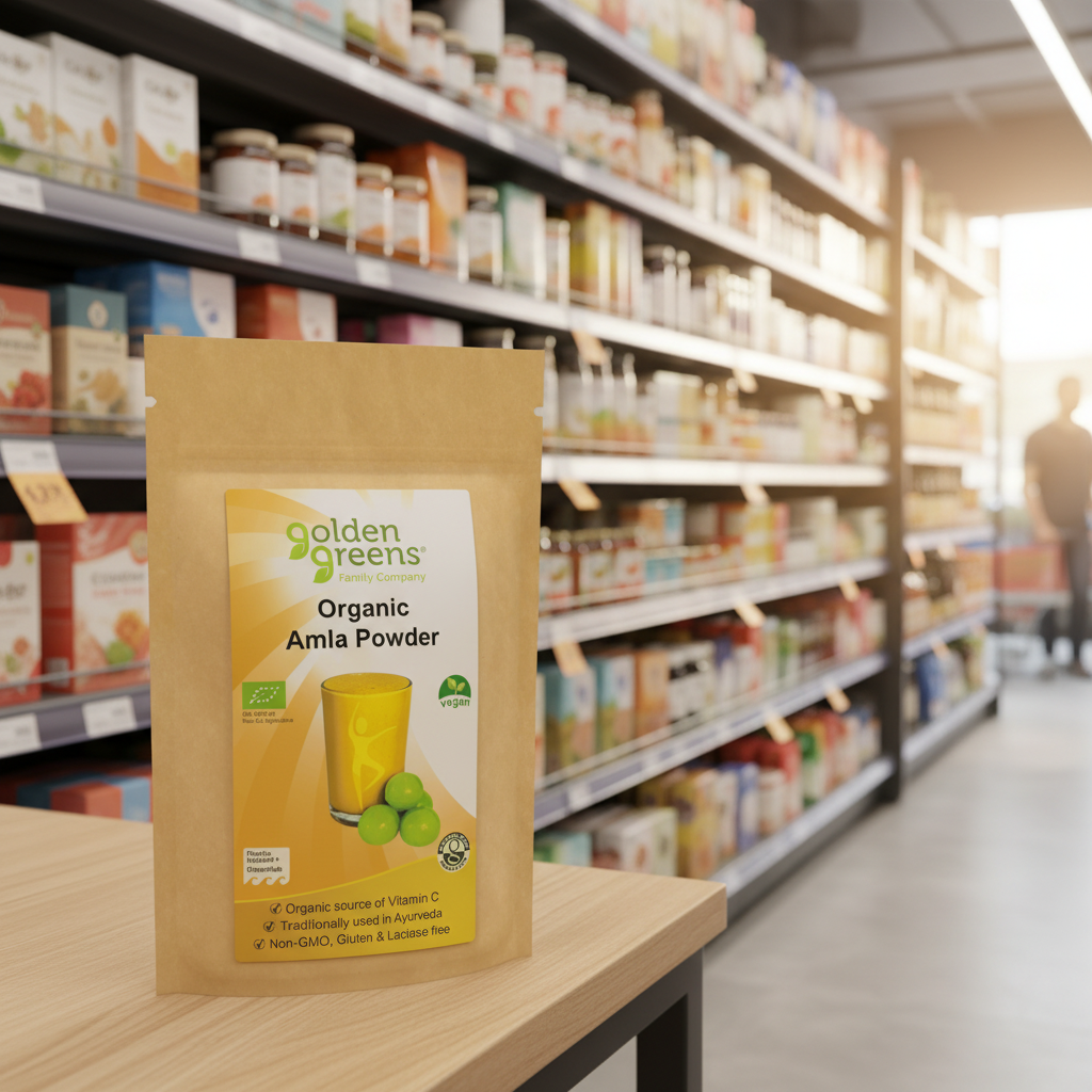 Golden Greens Organic Amla Fruit Powder  - 200g