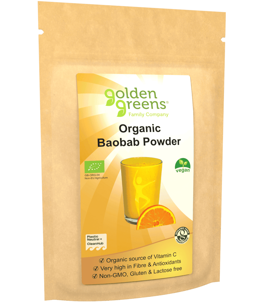 Golden Greens Organic Baobab Powder Large - 200g
