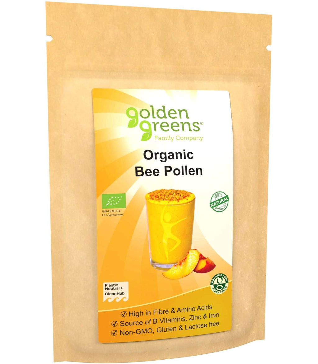 Golden Greens Organic Bee Pollen Large - 200g