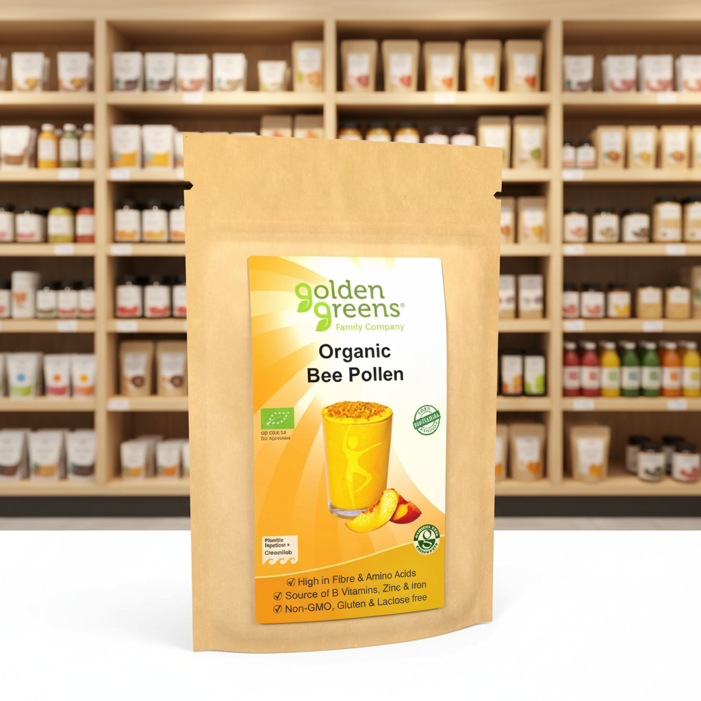 Golden Greens Organic Bee Pollen Large - 200g