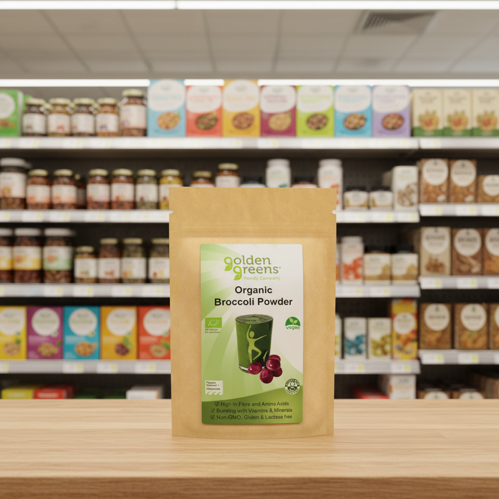 Golden Greens Organic Broccoli Powder  - 200g