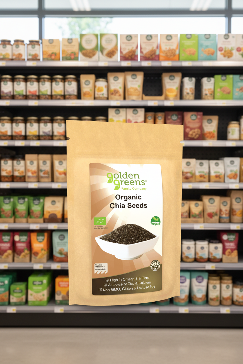 Golden Greens Organic Chia Seeds  - 250g
