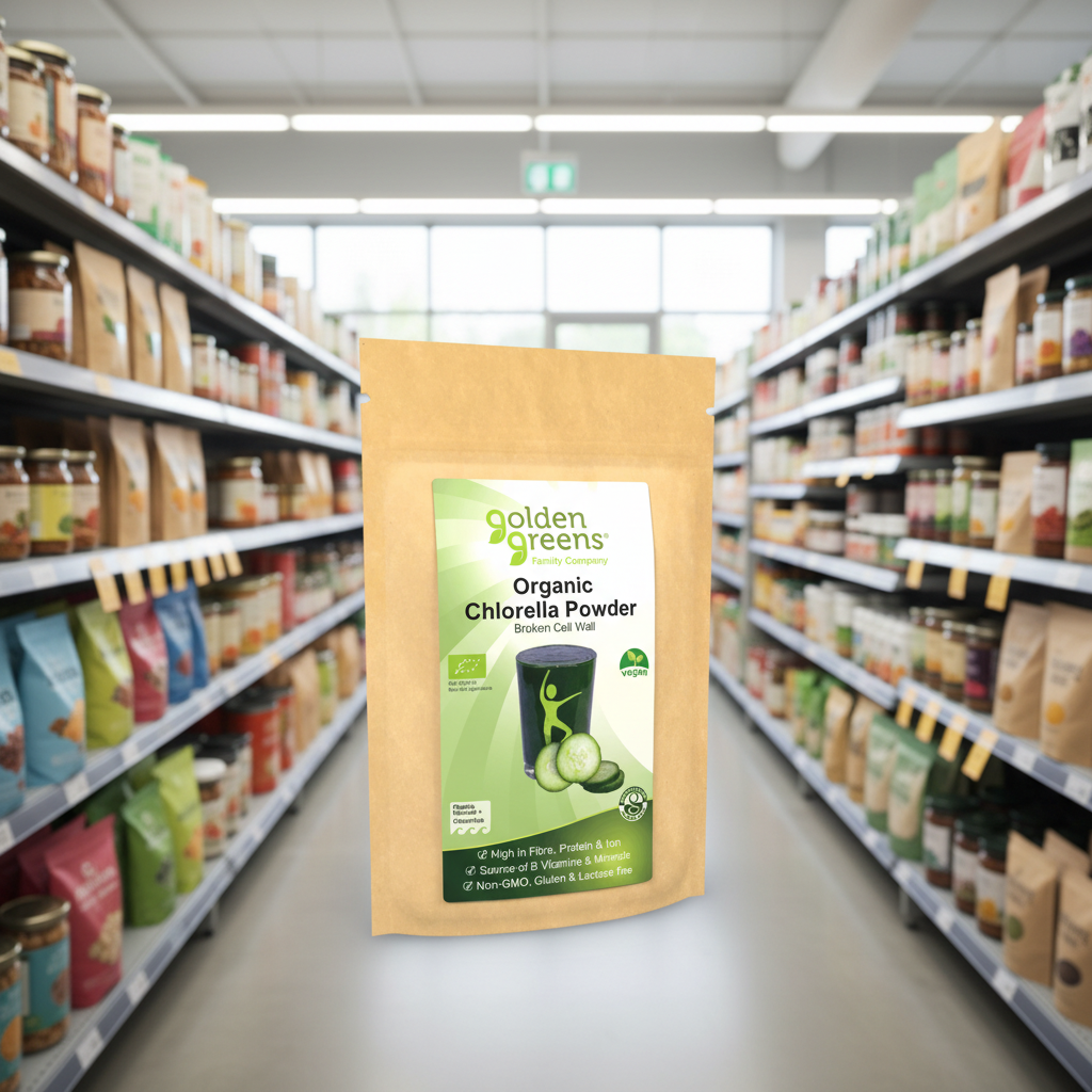 Golden Greens Organic Chlorella Powder  - 100g