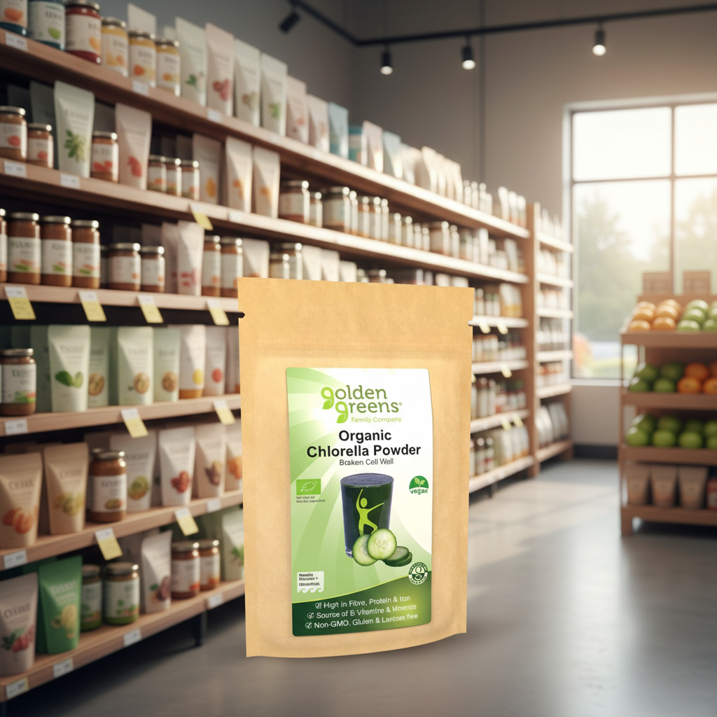 Golden Greens Organic Chlorella Powder  - 200g