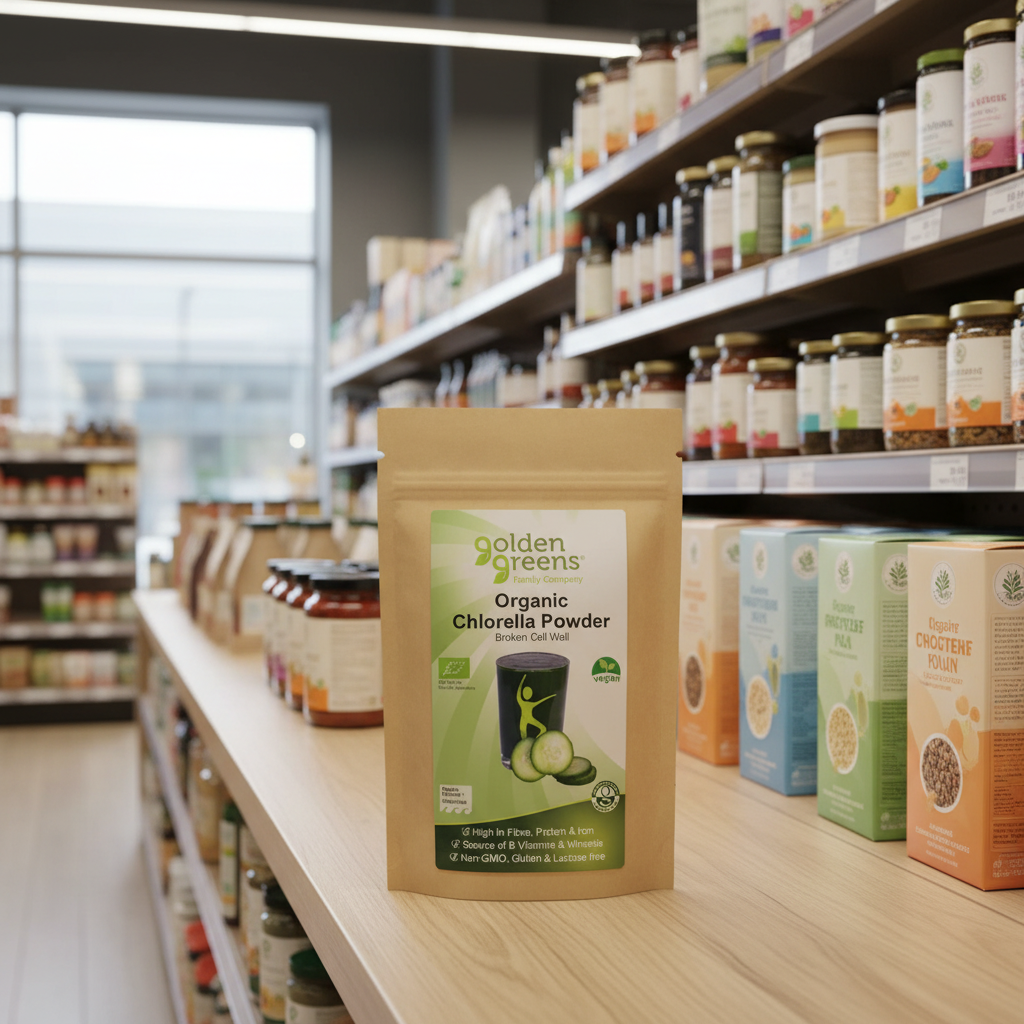 Golden Greens Organic Chlorella Powder  - 200g