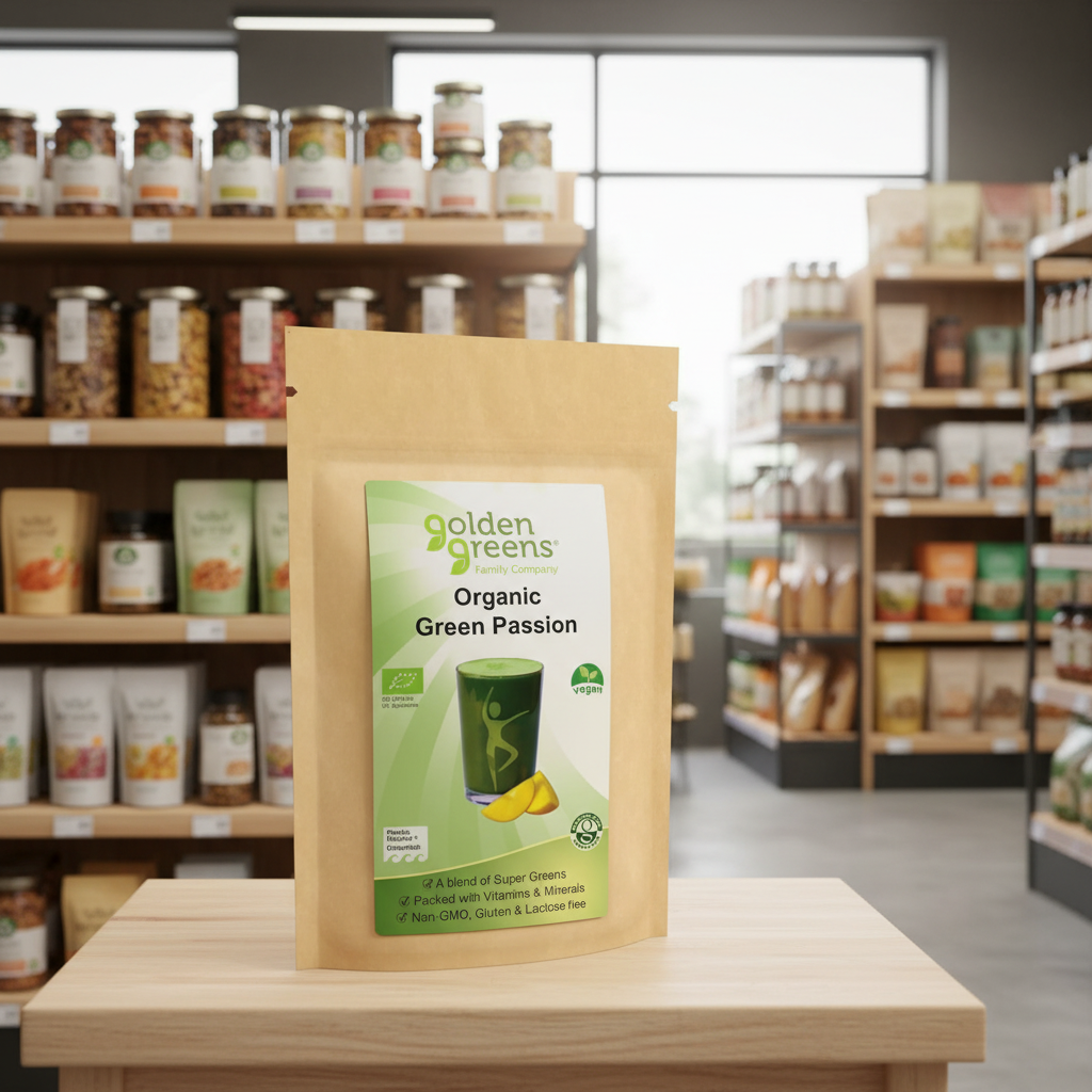 Golden Greens Organic Green Passion Powder Large - 200g