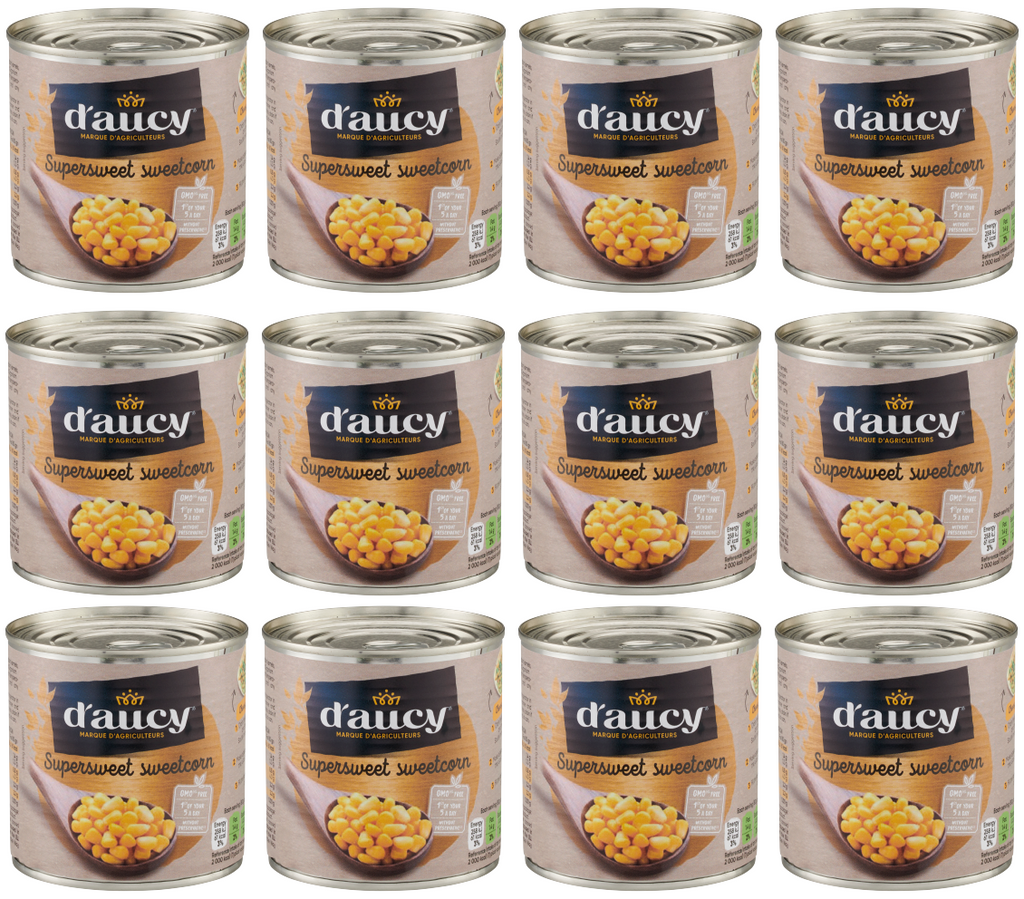12 x D'Aucy Sweetcorn 326G