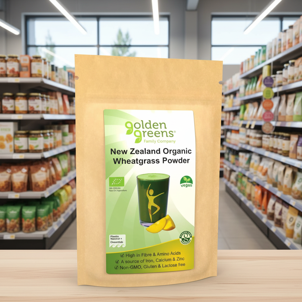 Golden Greens Organic New Zeal Wheat Grass Powder  - 200g