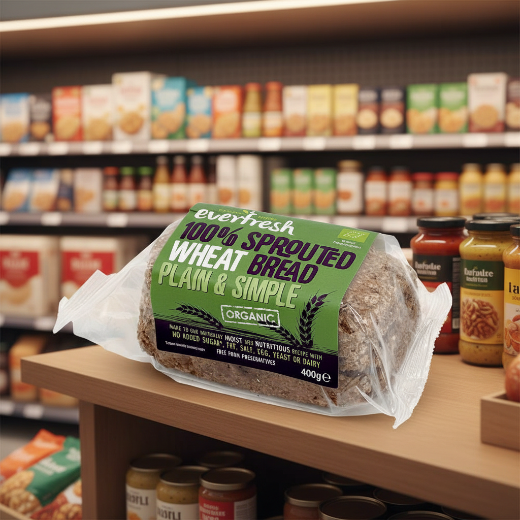 Everfresh Organic Sprouted Wheat Bread - 400g