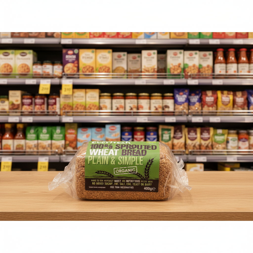 Everfresh Organic Sprouted Wheat Bread - 400g